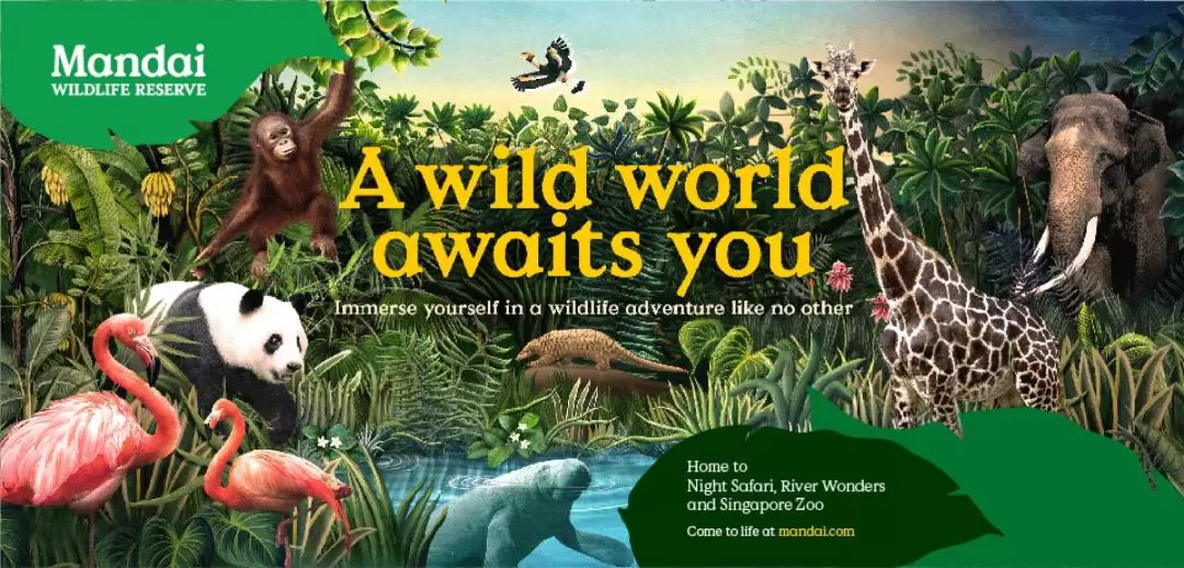 Singapore Zoo & River Wonders Ticket