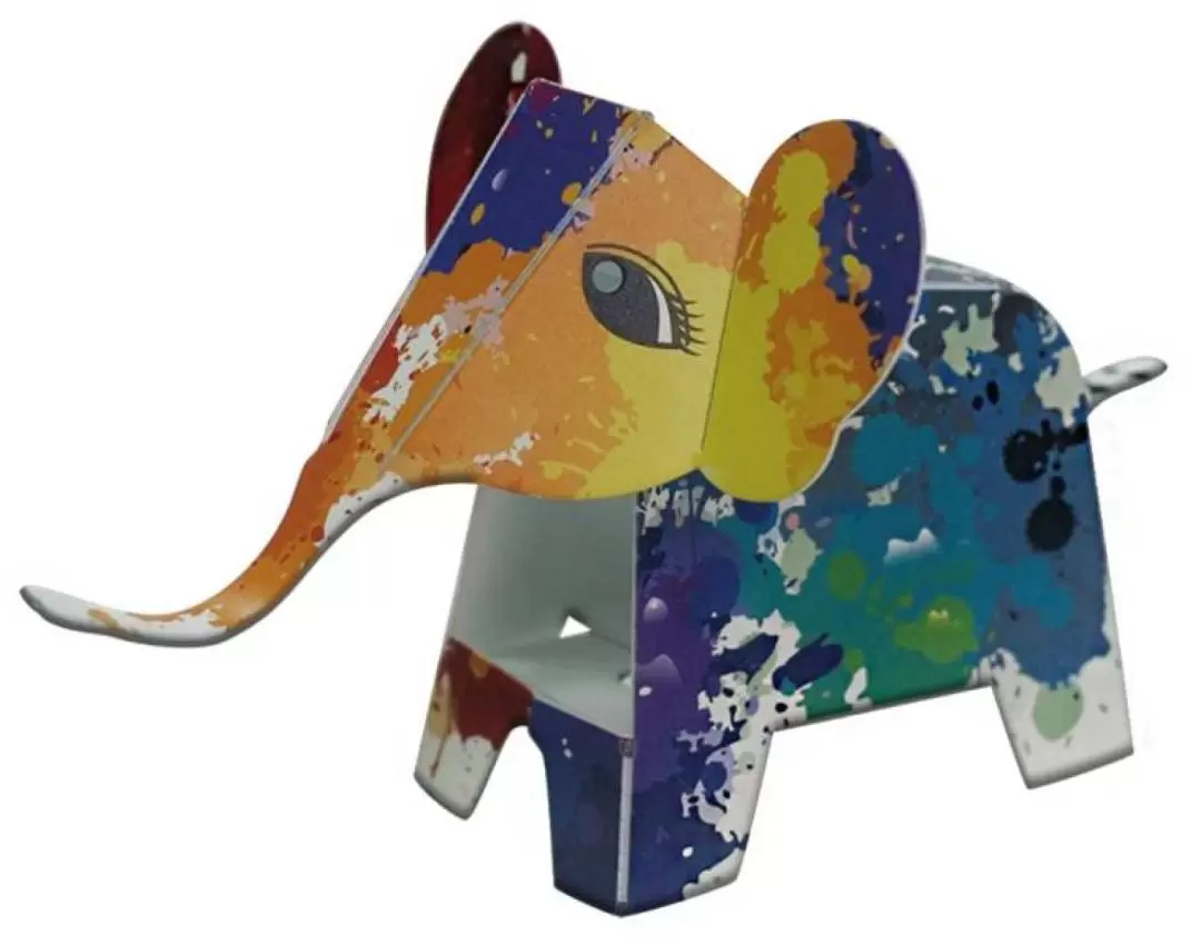 Miaoli｜Likang Healthy Sightseeing Factory｜Metal Elephant Shaped Pen Holder DIY Experience