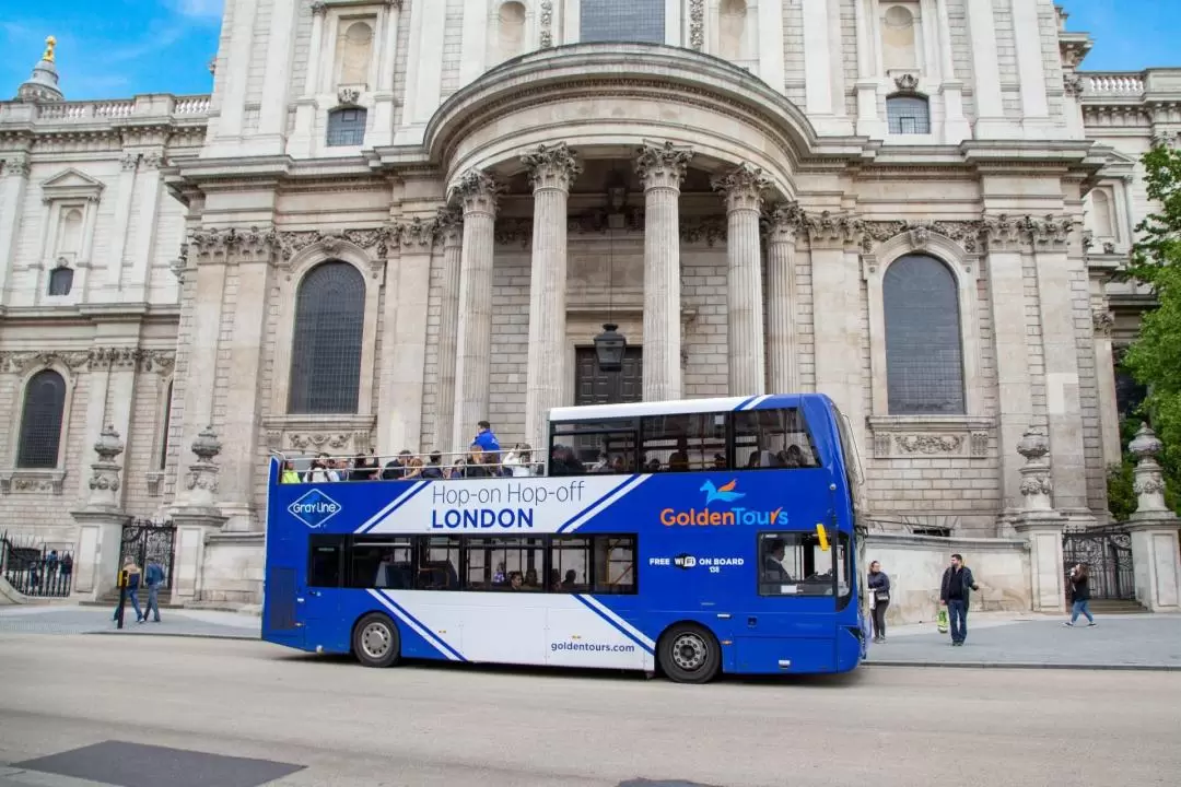 ロンドンまたはウィンザー 乗り降り自由バス（Golden Tours提供）