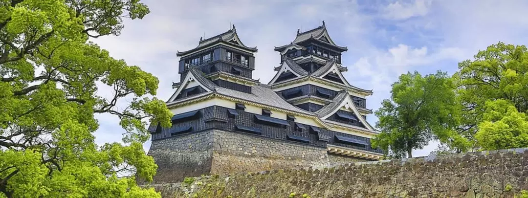 Kumamoto Castle, Mount Aso and Kumamon Square Private Day Tour