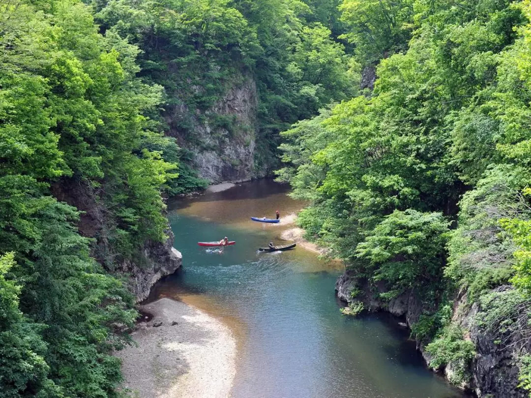 北海道｜定山溪豐平川獨木舟體驗