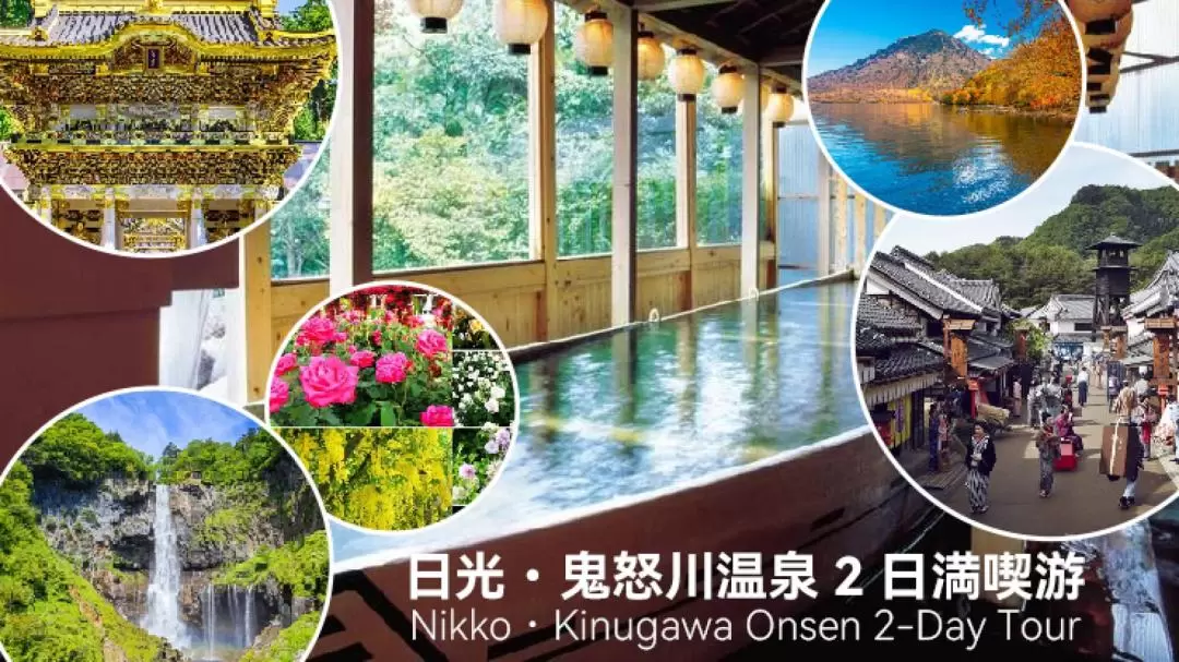 2D1N Toshogu Shrine, Nikko Edomura, Ashikaga Flower Park & Kinugawa Onsen Tour from Tokyo