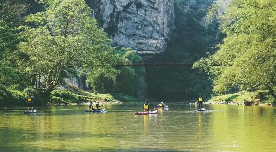 SUP & Camping Tour at Nang River and Ba Be Lake 