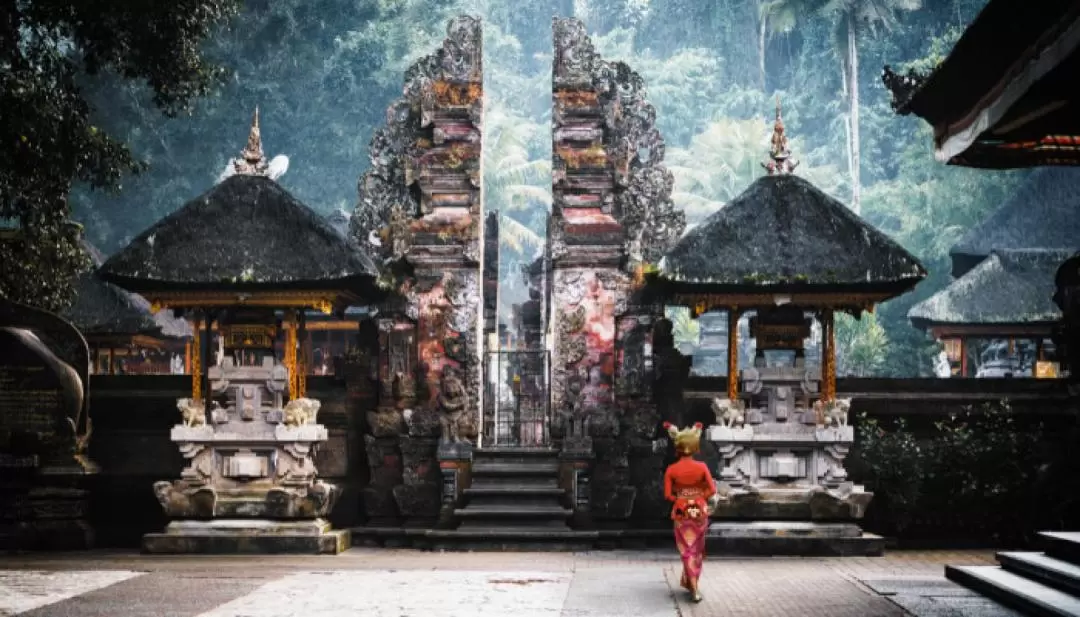 Purification Ritual In Tirta Empul Holy Water Temple and Ubud Tour