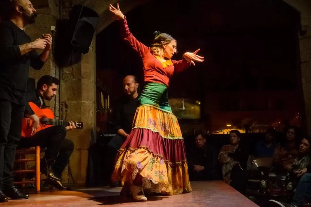 Barcelona Old Town Walking Tour, Flamenco Show & Tapas Dinner in the Born District