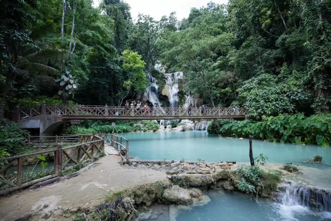 Kuang Si Waterfall Shared Minibus Ticket