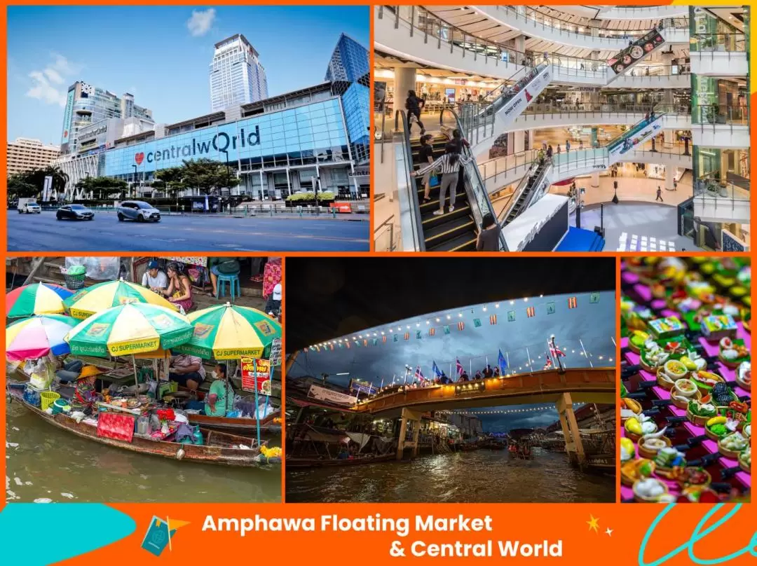 Private Amphawa Floating Market and Grand Palace Day Tour