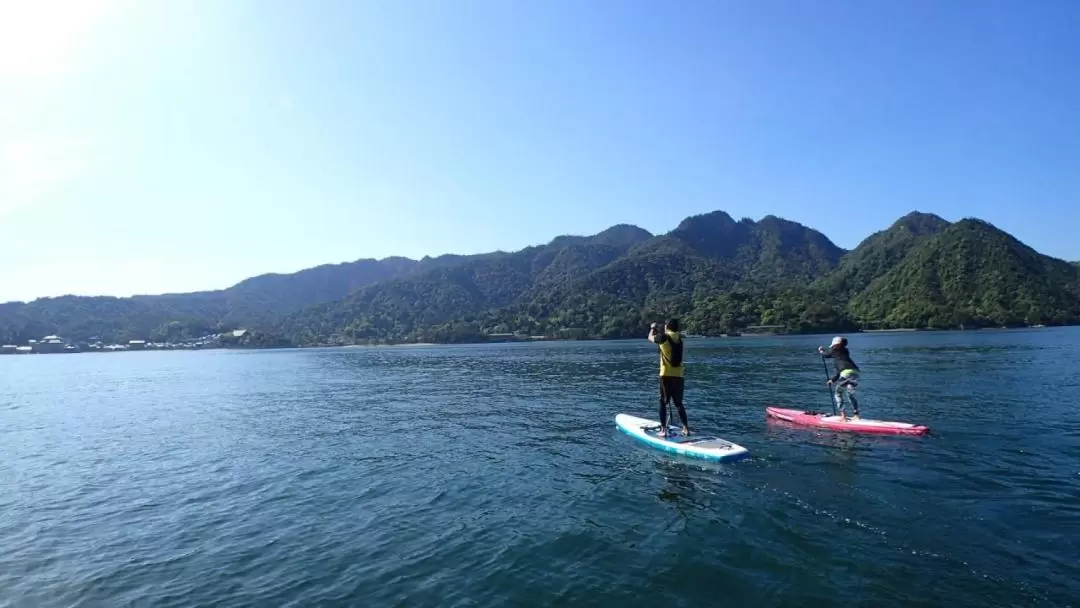 Itsukushima Shrine Stand Up Paddleboard Experience