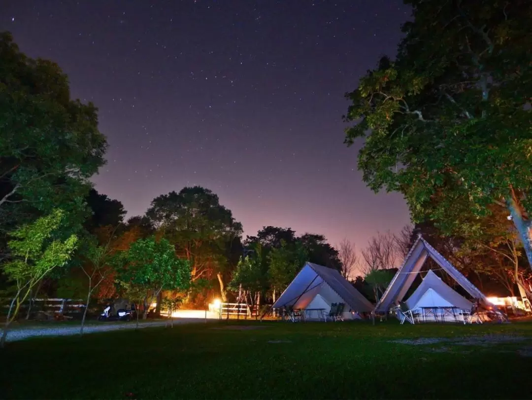 Miaoli: Bell Tent Glamping Experience in Whispering Tree Campground