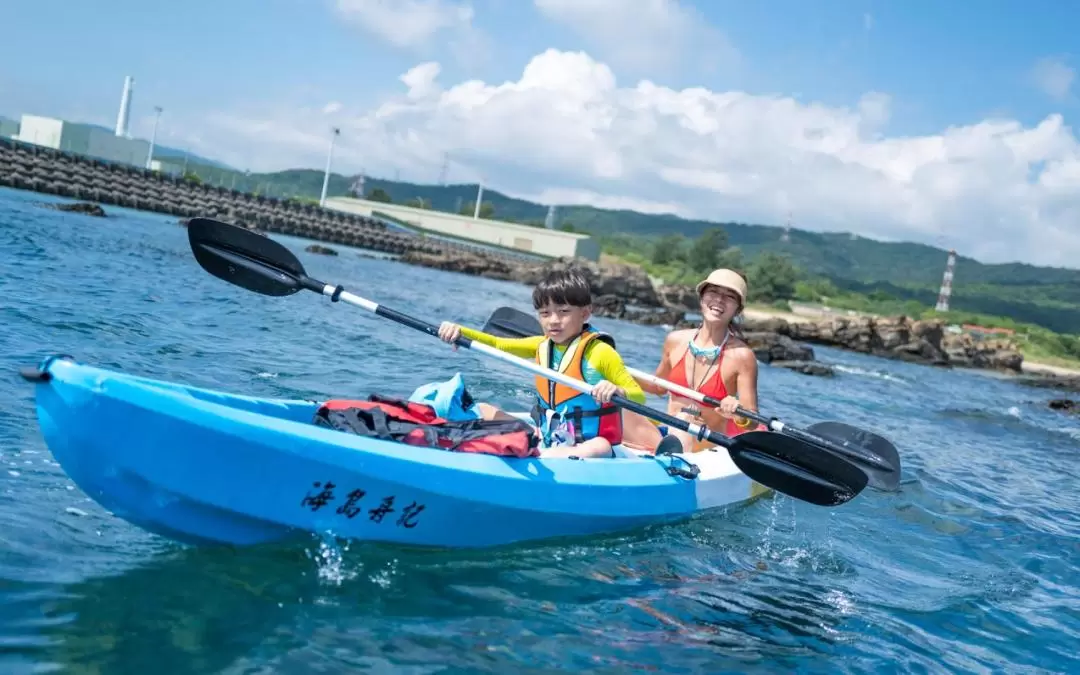 新北貢寮｜澳底外礁金銀島獨木舟＆浮潛體驗