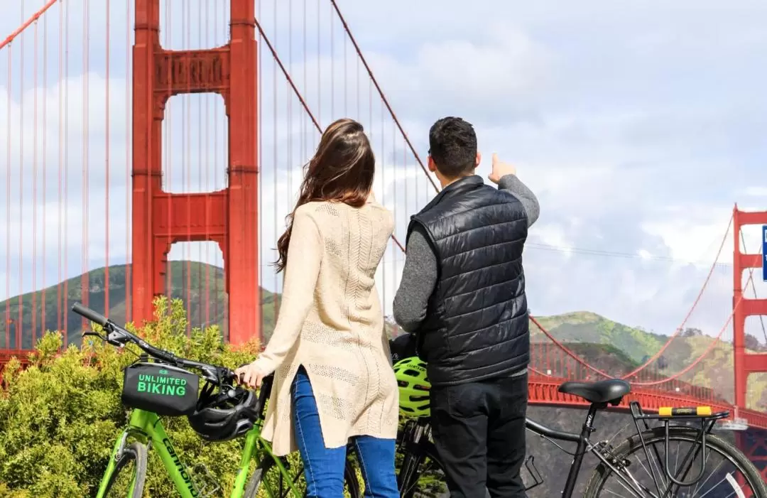 Golden Gate Bridge Guided Bike Tour by Unlimited Biking