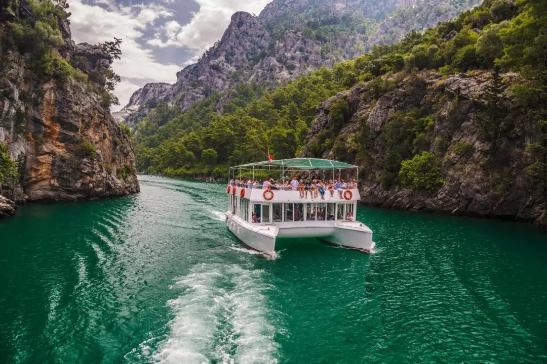 Green Canyon Boat Trip with Lunch and Drinks from Antalya