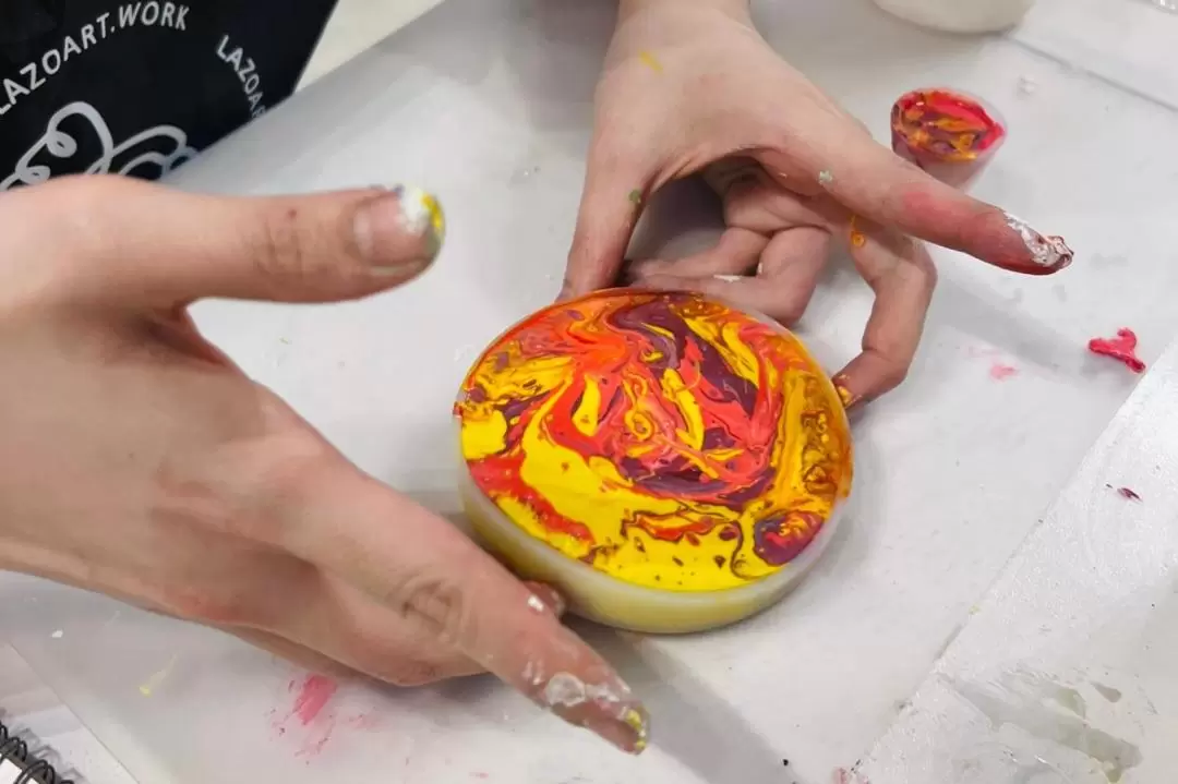 Singapore Artisan Jesmonite Coaster Experience by Lazo