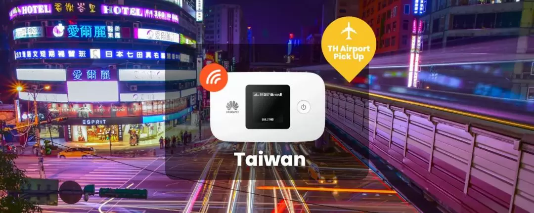 [SALE] Unlimited Data Pocket WiFi (BKK & DMK Airport Pick Up) for Taiwan