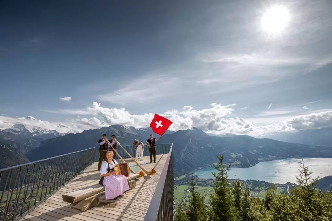 Harder Kulm - Top of Interlaken Funicular Ticket 