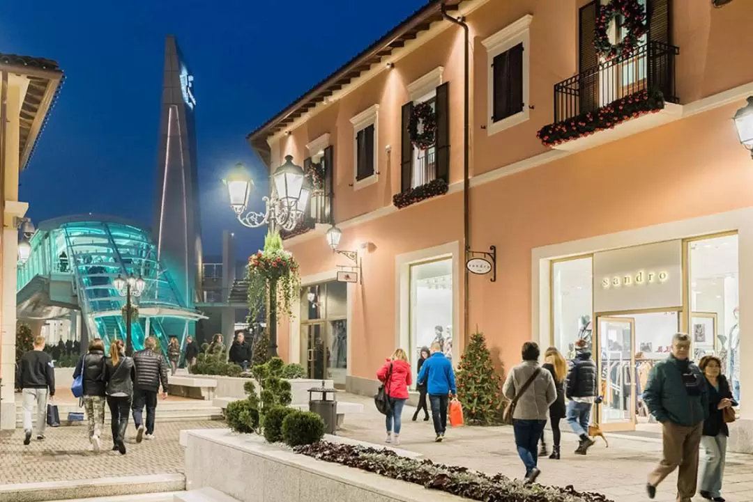 Serravalle Designer Outlet Shopping Experience from Milan