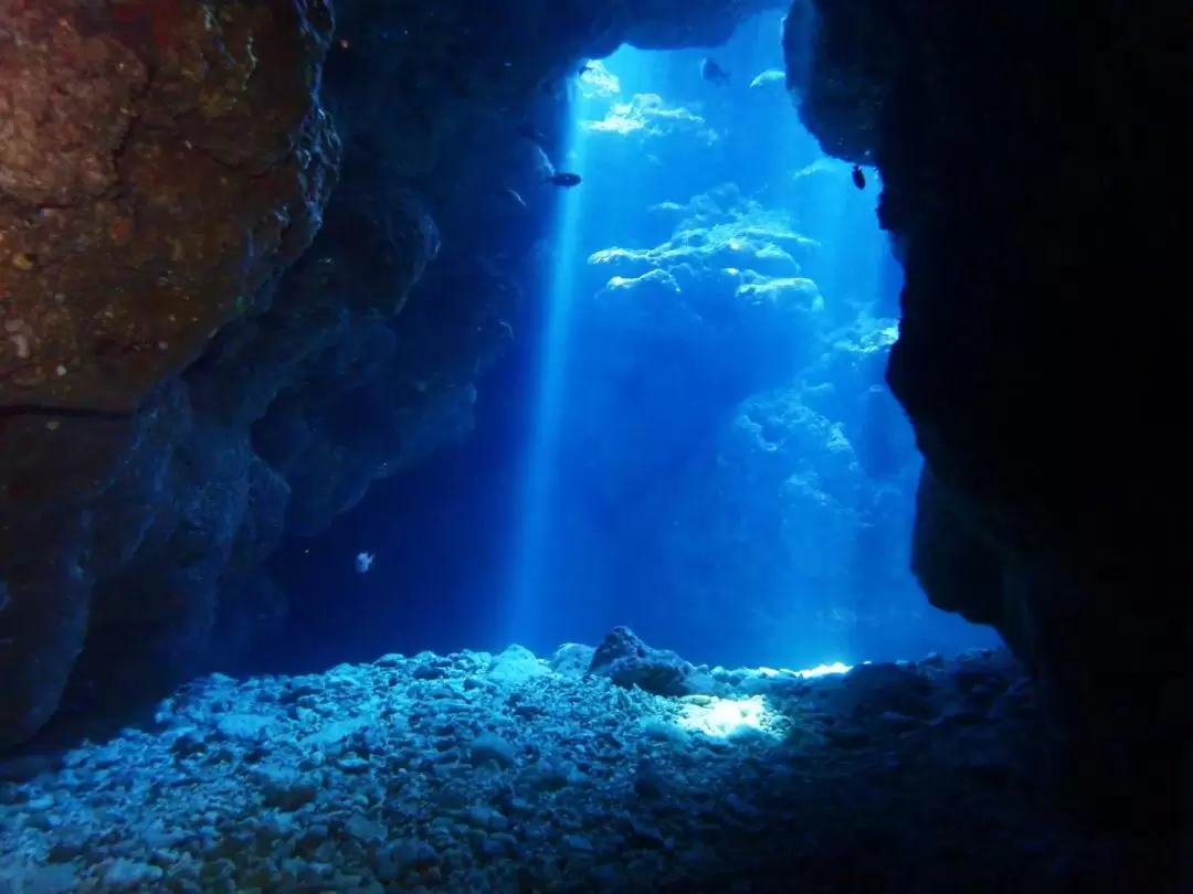 Onna Village Blue Cave Scuba Diving and Snorkeling Experience