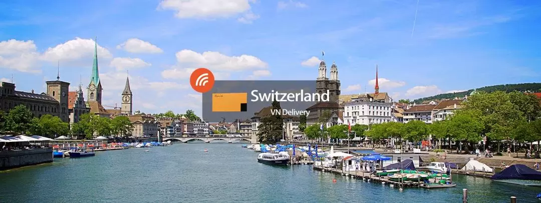 スイス 4G Wi-Fi（ベトナム宅配受取）