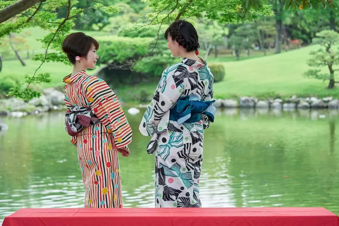 【Suizenji Garden】Kimono and Yukata Experience in Kumamoto