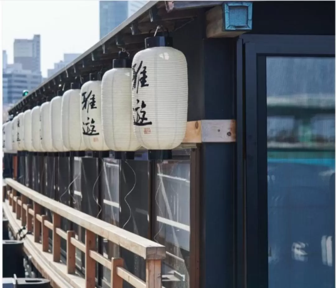 Japanese Yakatabune Dinner Cruise on the Okawa River in Osaka