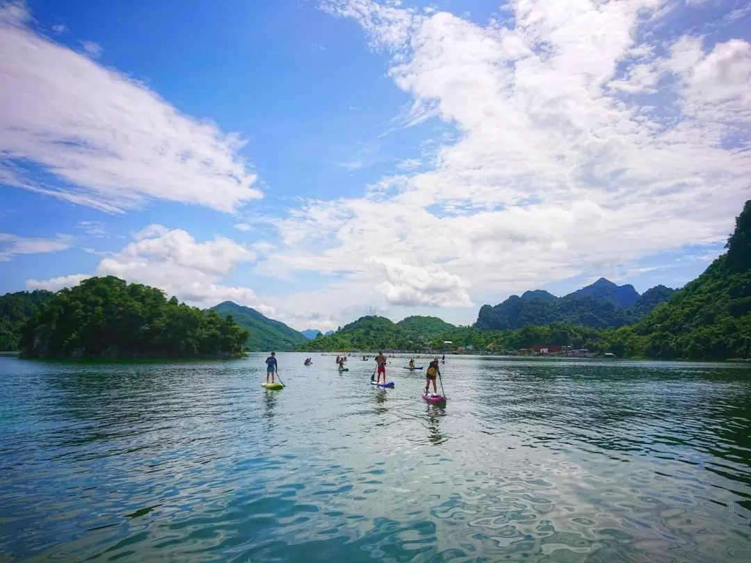 SUP Day Tour to Explore Ba Khan Bay, Hoa Binh Lake 