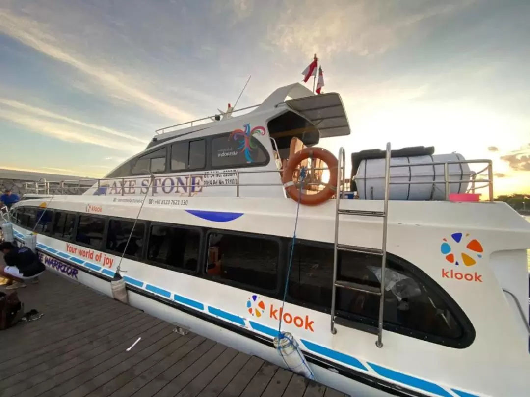 Fast Boat Ticket between Sanur and Nusa Penida by Axe Stone