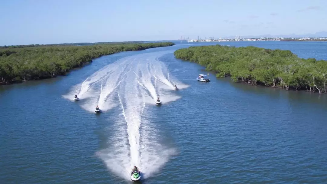 Gold Coast Jet Ski Safari and Jetboat Ride Experience