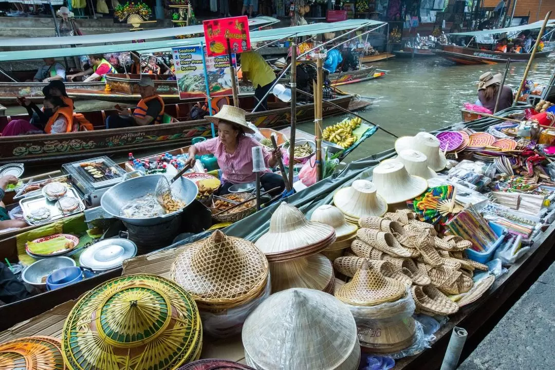曼谷丹嫩莎朵水上市場＆大皇宮半日遊（AK 提供）
