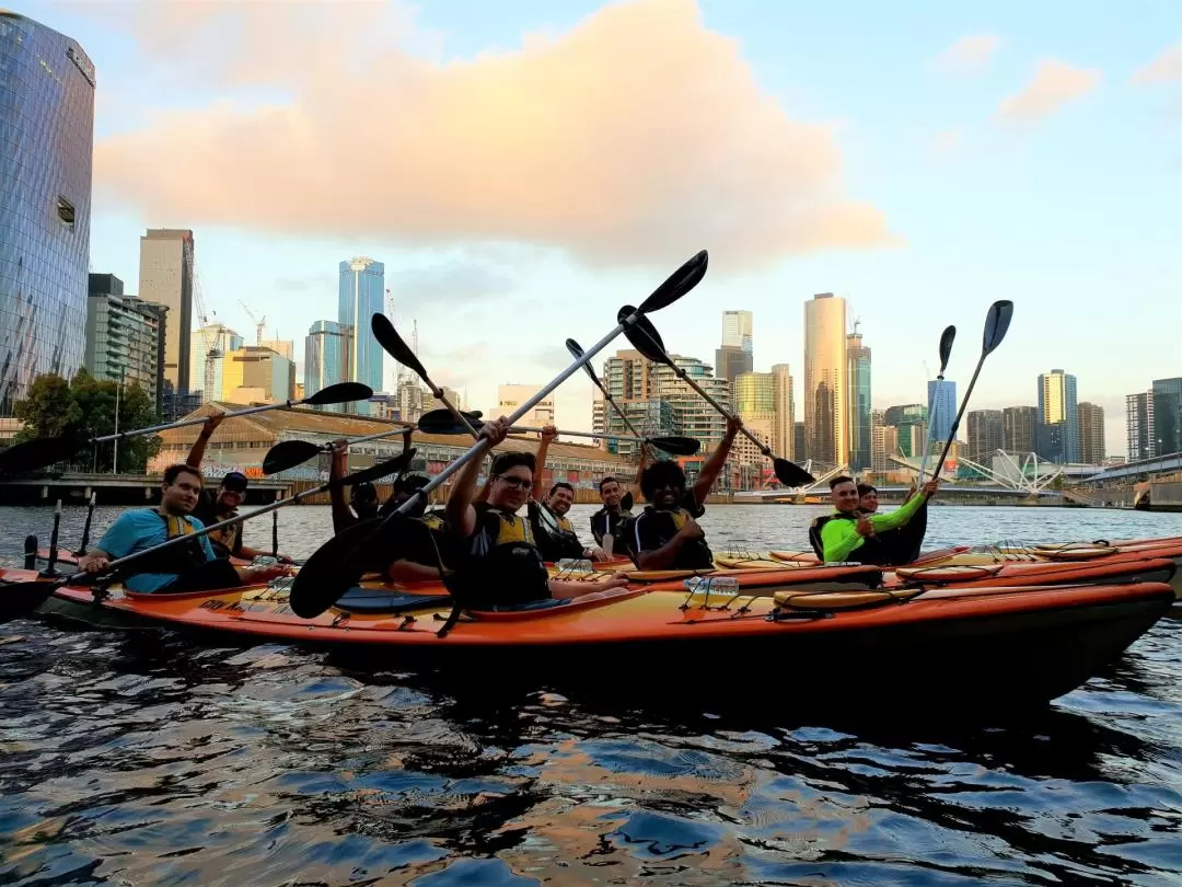 Yarra River Kayak Tour with Eureka Skydeck Entry in Melbourne