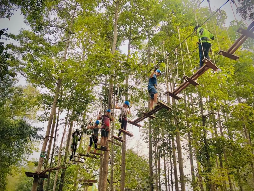 Zipline Experience in Hua Hin by Tree Top Adventure Park