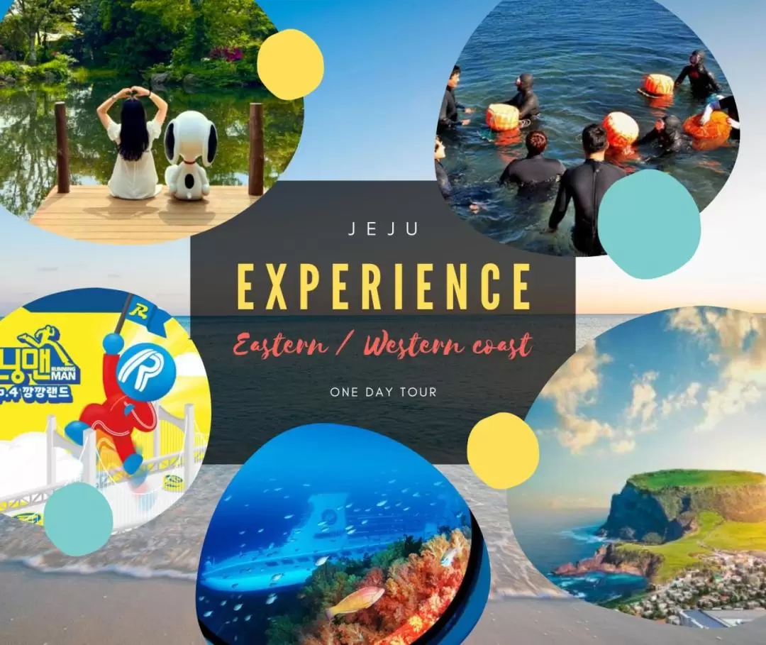 Jeju Eastern & Western Coast One Day Tour / Private Tour 