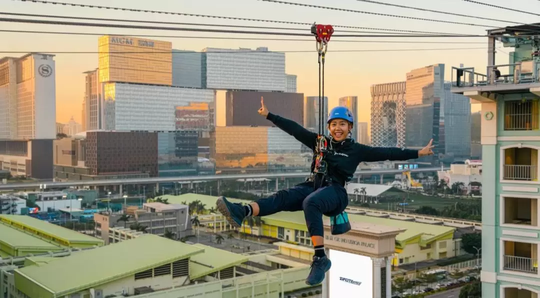 Macau Zipcity - Asia Pacific first urban zipline attraction