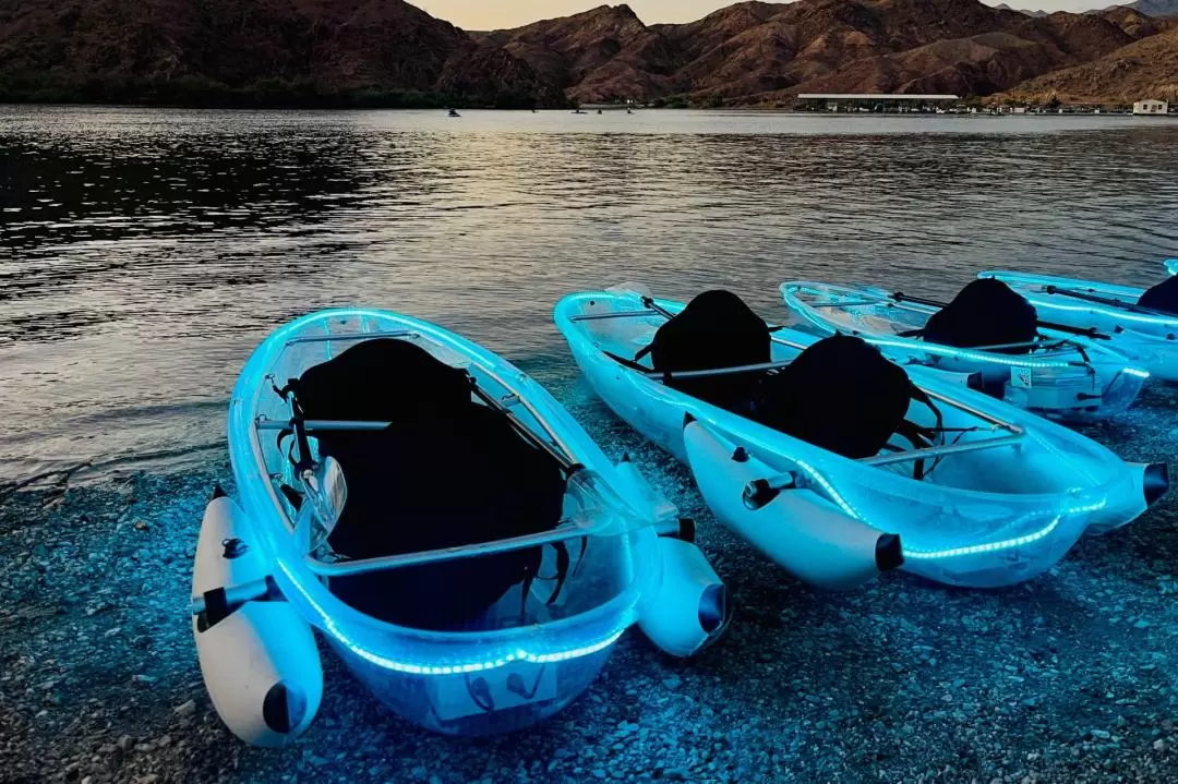 Las Vegas Neon Lights Clear-View Kayak Night Tour on the Colorado River