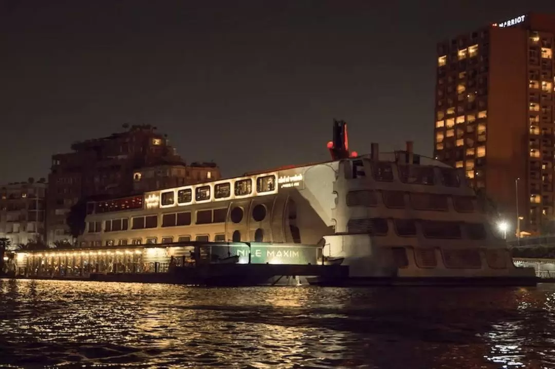 5-Star Luxury Nile Maxim Dinner Cruise in Cairo