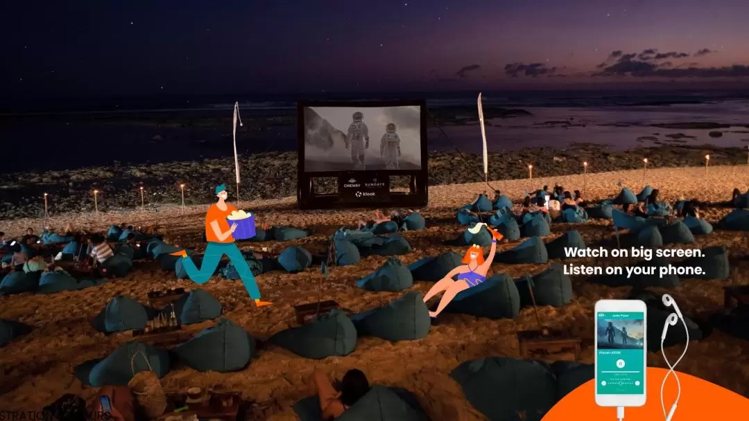 Movies by The Beach at Sundays Beach Club (Earphone Required)