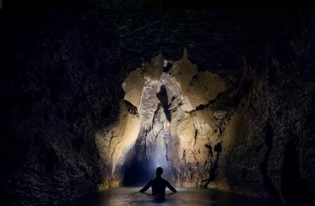 Private Black Abyss Ultimate Caving Experience from Auckland