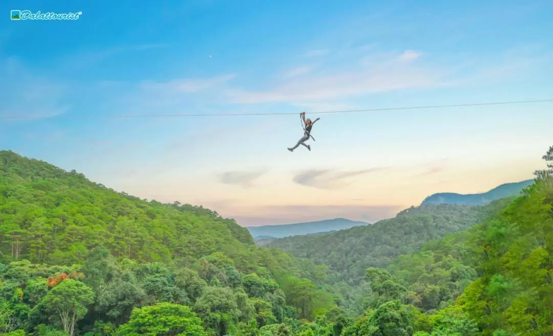 High Rope Course Adventure in Da Lat