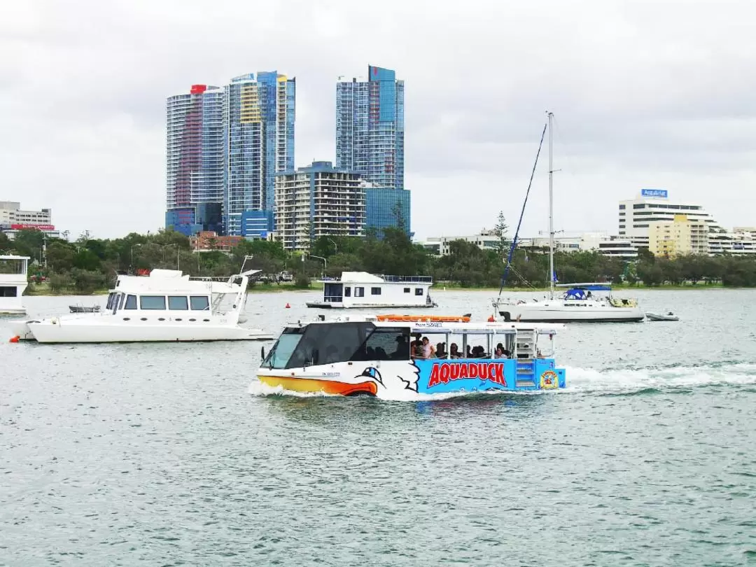 Aquaduck Safari City Tour and River Cruise in Gold Coast