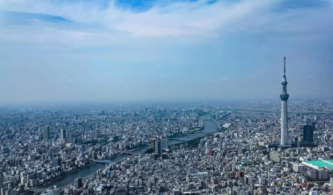 貸切ヘリコプターで空のお散歩～東京タワー・スカイツリー周遊（10分/東京）