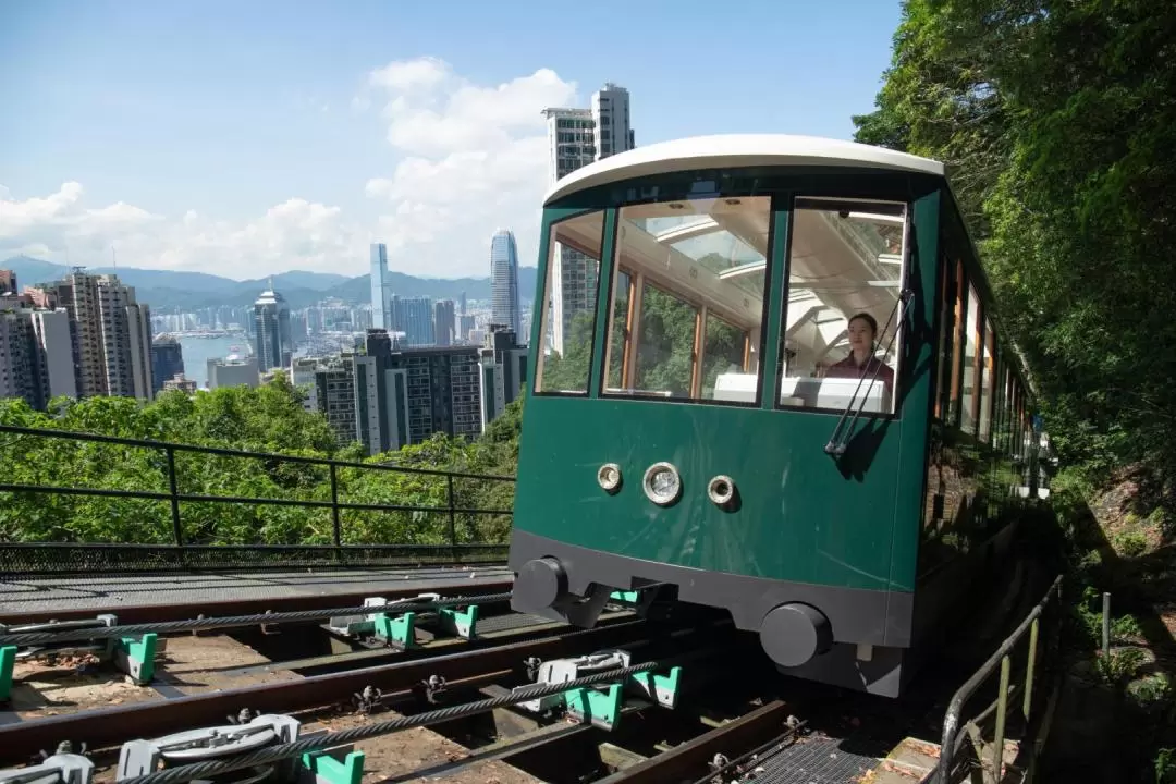 香港太平山顶 -第六代山顶缆车套票或凌霄阁摩天台428门票