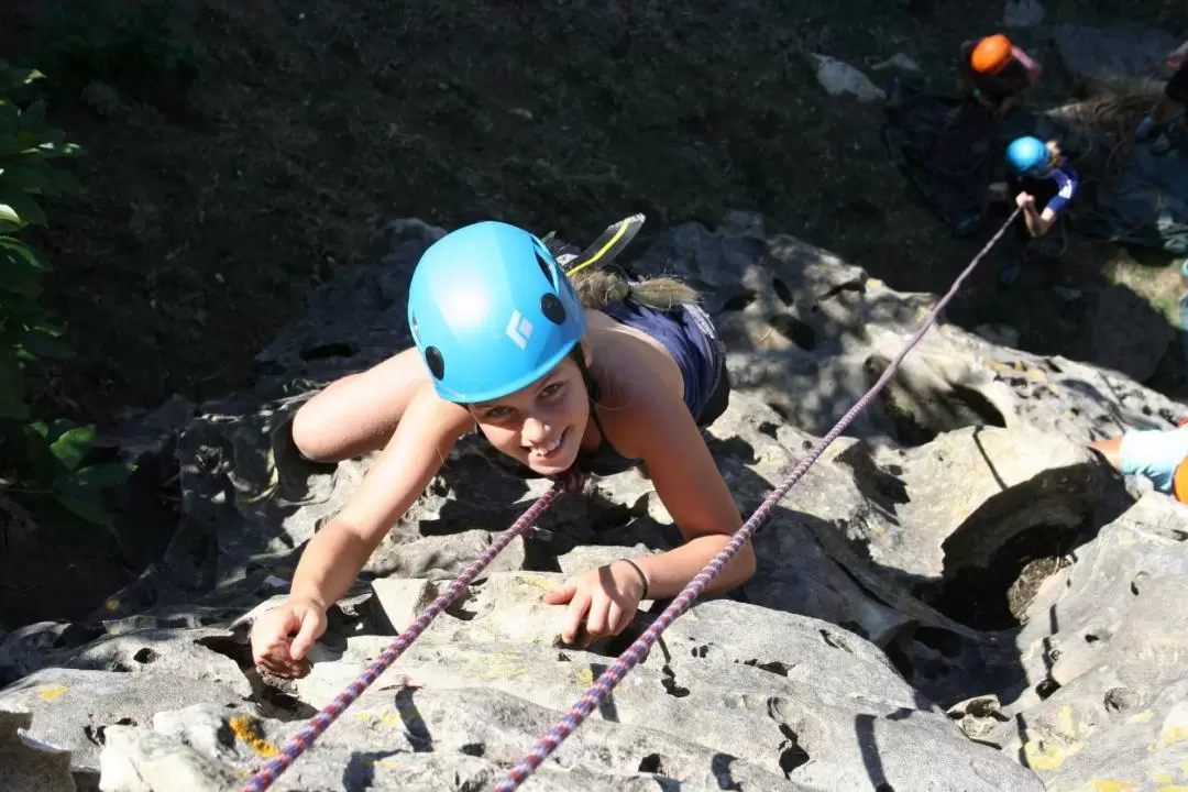 Top Rope Climbing Adventure in Raglan