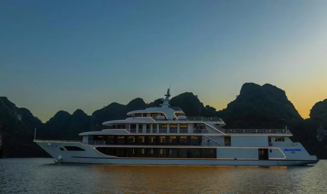 Sunset Dinner and Dazzling Night of Ha Long Bay by Sea Octopus