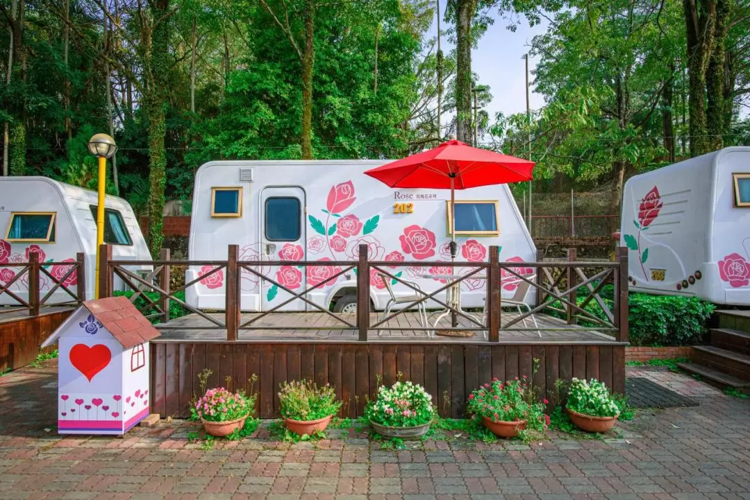 Glamping in Chiayi by Poetic Floral Caravan