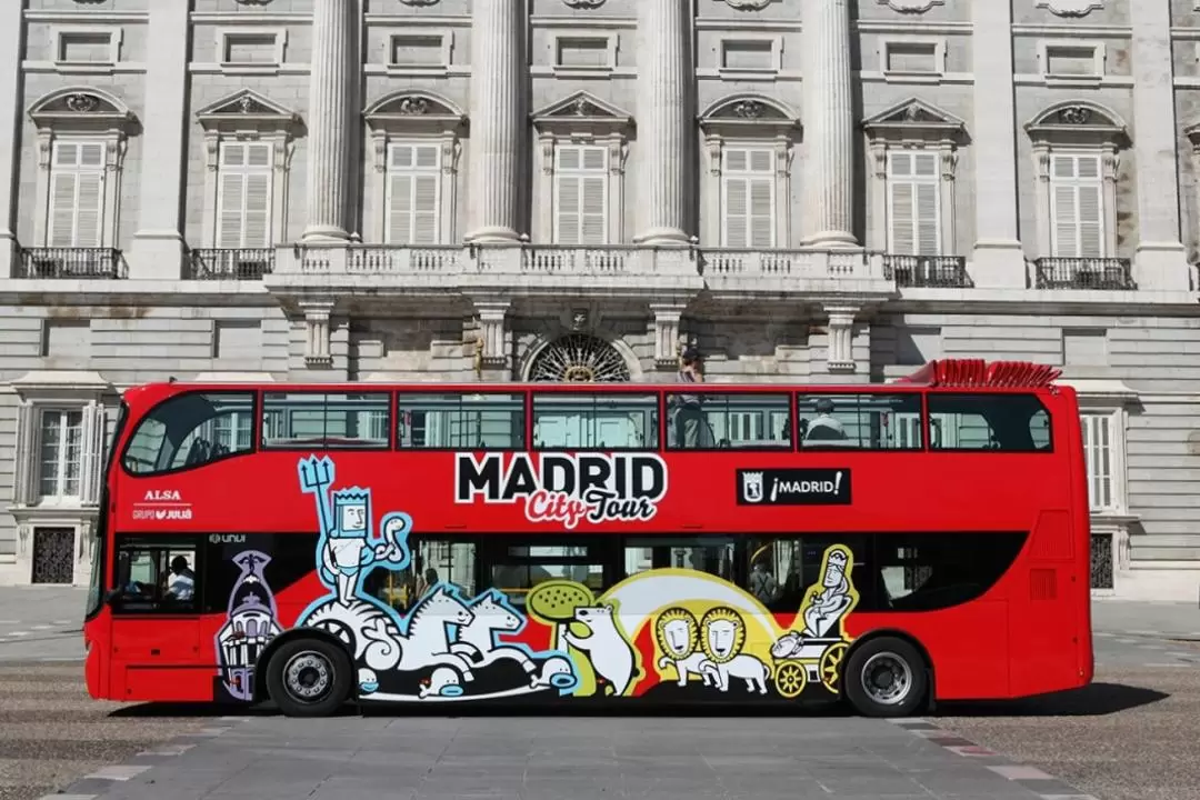 Madrid City Hop-On Hop-Off Bus Tour