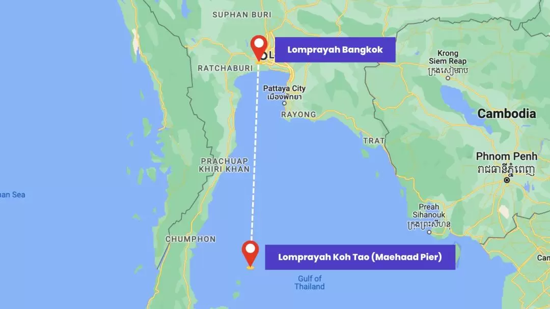 Koh Tao Ferry & Bus ticket by Lomprayah