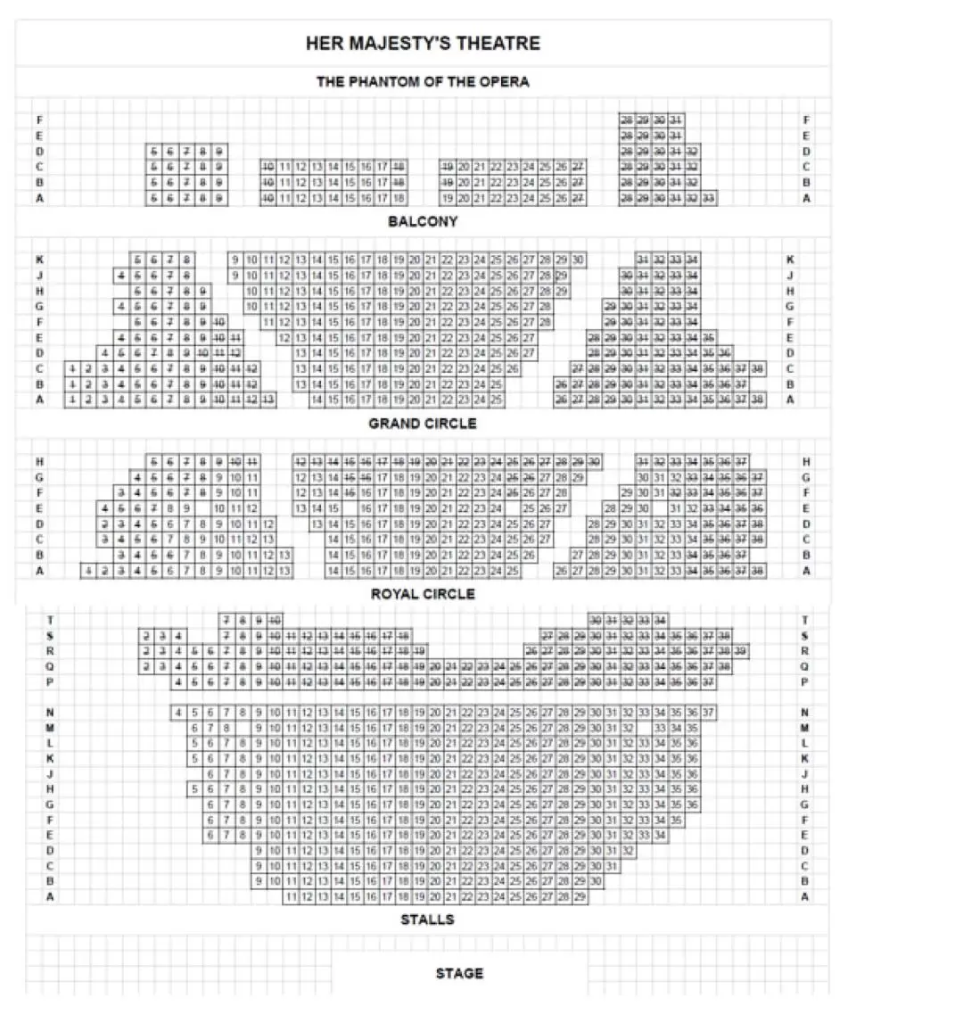 The Phantom of the Opera Show Ticket in London