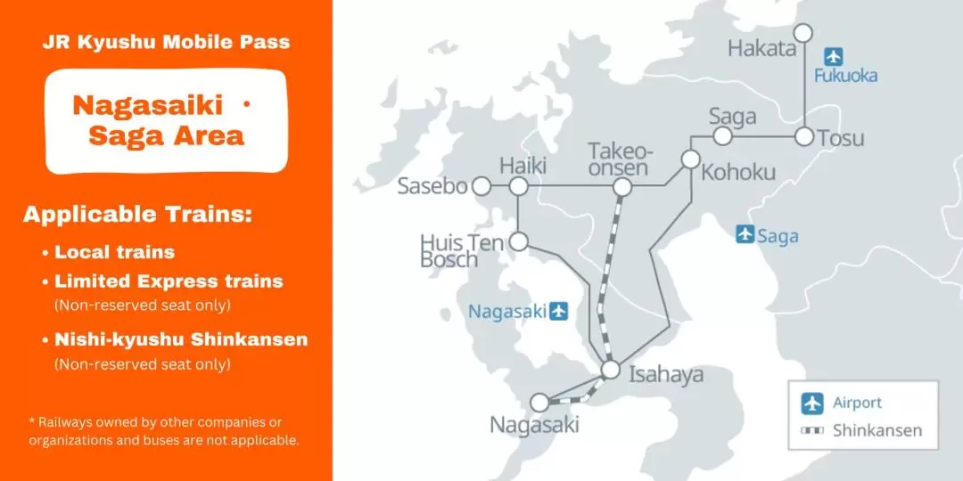 JR Kyushu Fukuoka Wide Area Mobile Pass