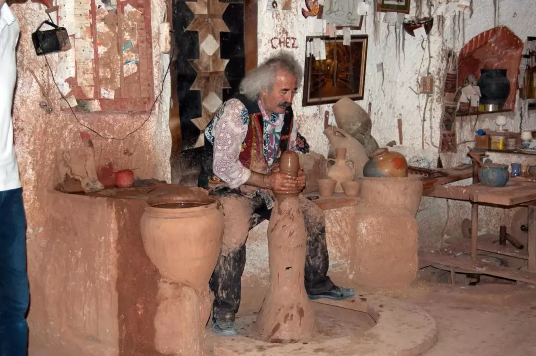 The Art of Cappadocia Tour: Open Palace, St. Jean Church, Ebru, Pottery & More