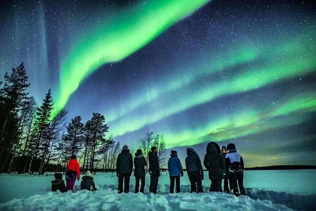 Hunting Northern Lights with Lappish Barbecue Tour in Rovaniemi 