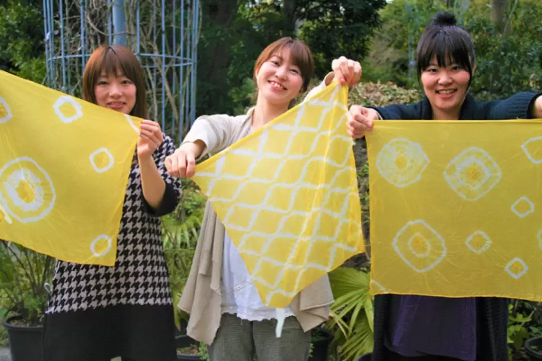 Handkerchief Plant Dyeing Workshop in Kagoshima